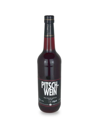 Pitsch-Wein aus rotem Weinbergpfirsich